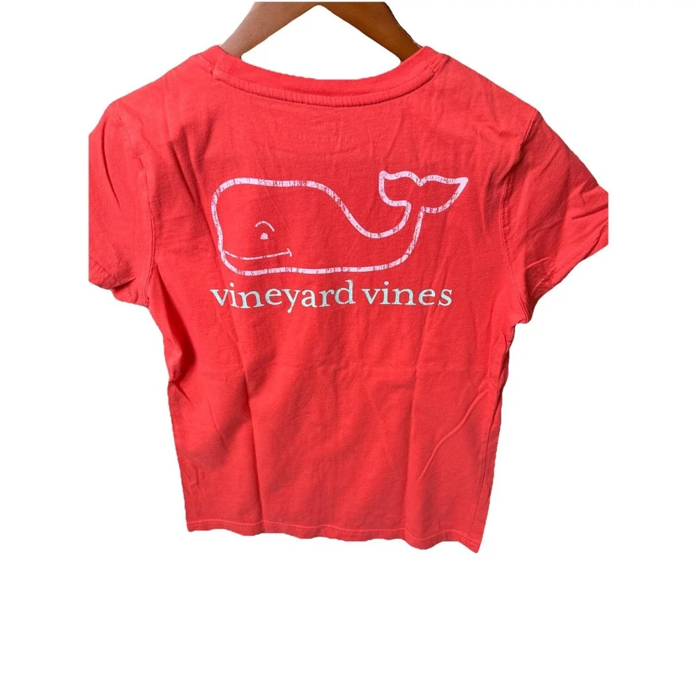 VINEYARD VINES RED WHALE‎ BOAT TSHIRT SIZE XS